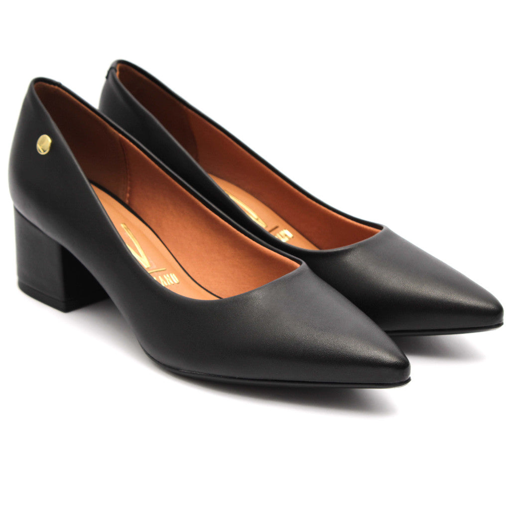 Scarpin Vizzano Feminino com Salto Médio Bloco
